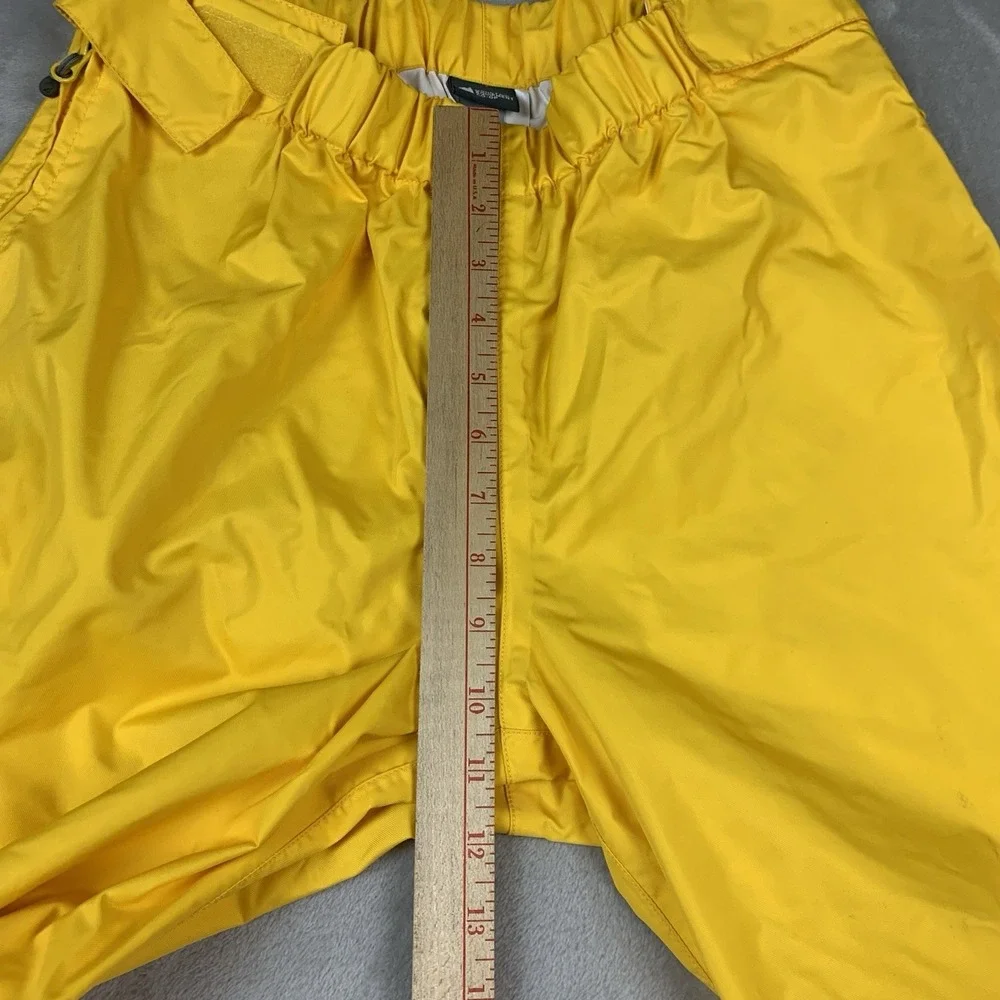 Mountain Equipment Co-Op Snow Pants Mens Medium Yellow Zipper Legs Elastic Waist